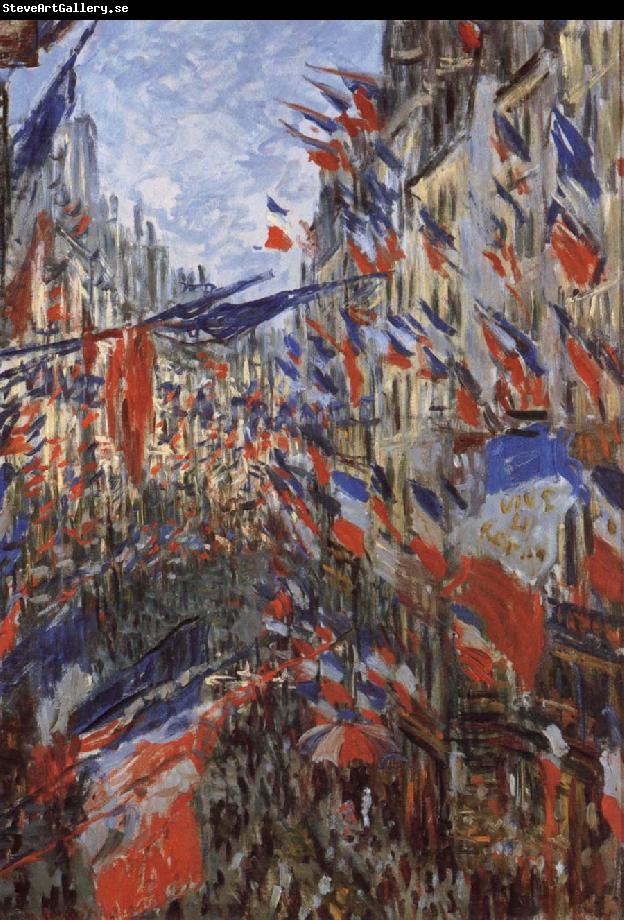Claude Monet Rus Saint-Denis,Festivities of 30 June